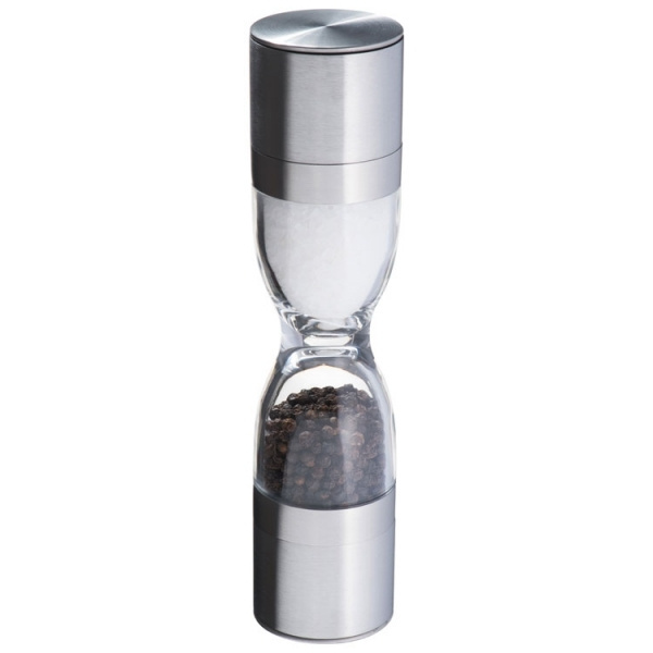 Logotrade advertising products photo of: Salt and pepper mill 2-in-1 ROME